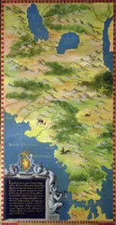 Mapa Magalhãesova průlivu